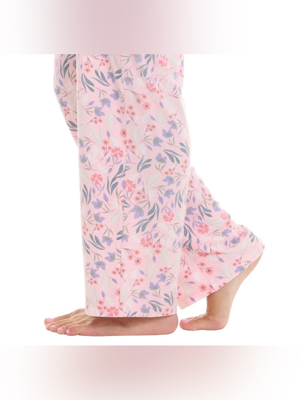 NWT Flora Nikrooz Pink Floral 3-Piece Pajama Set with Robe size XXL - Picture 8 of 11